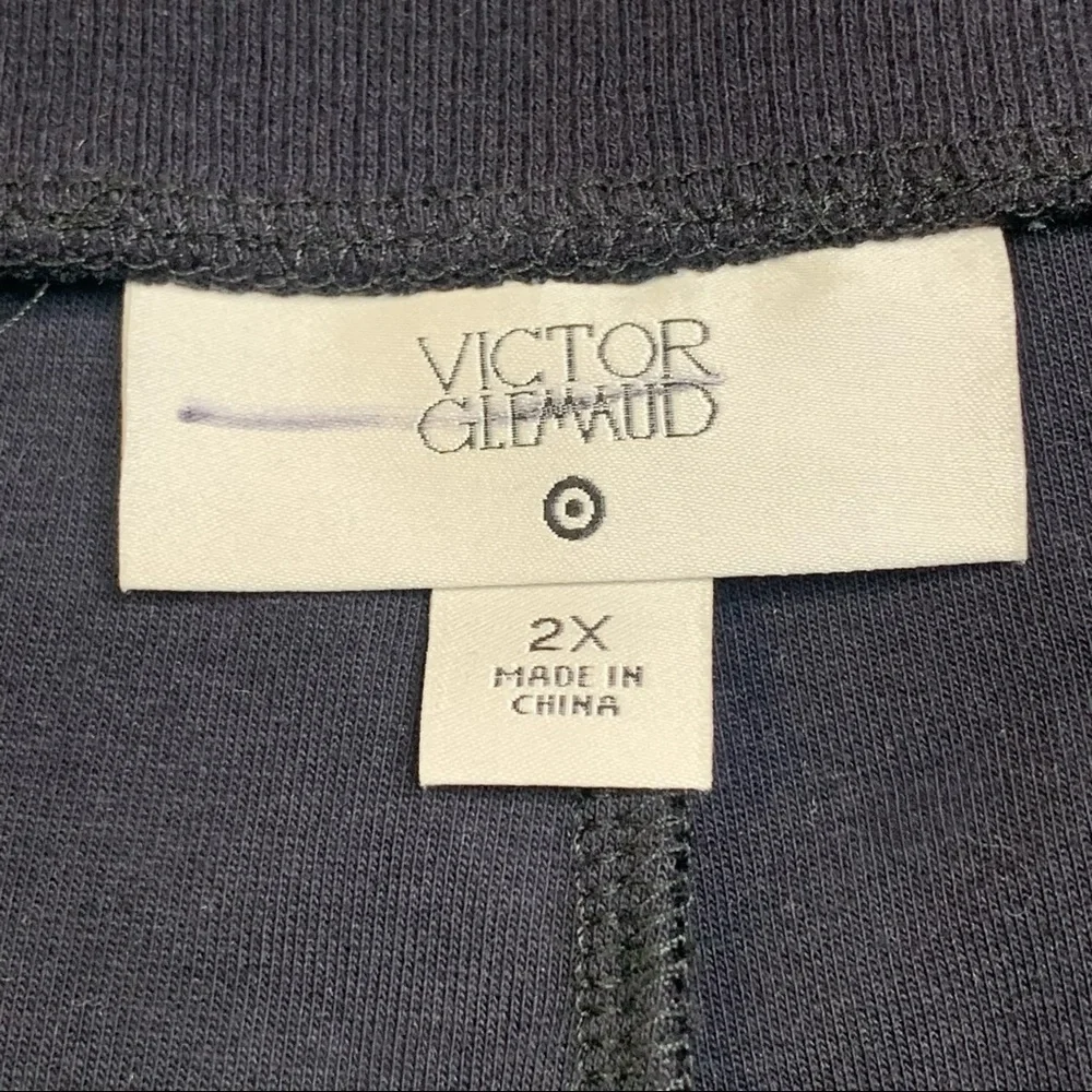 Victor Glemaud X Target PLUS SIZE 2X High-Rise Flare Sweatpants Black NWT - Picture 9 of 9